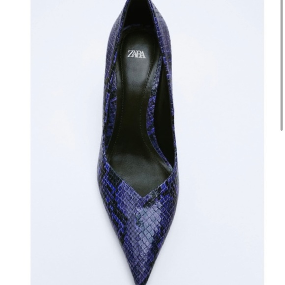 Zara pointy pattern sexy heels - Picture 2 of 4